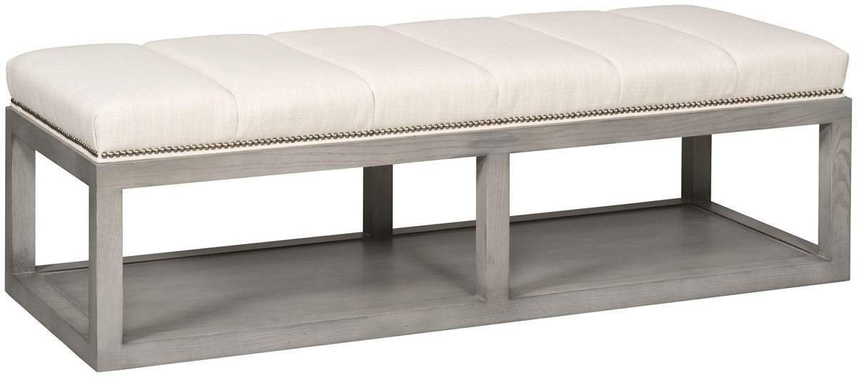 Vanguard W58TWAD Living Room Wayland Thin Rectangular Wood Ottoman